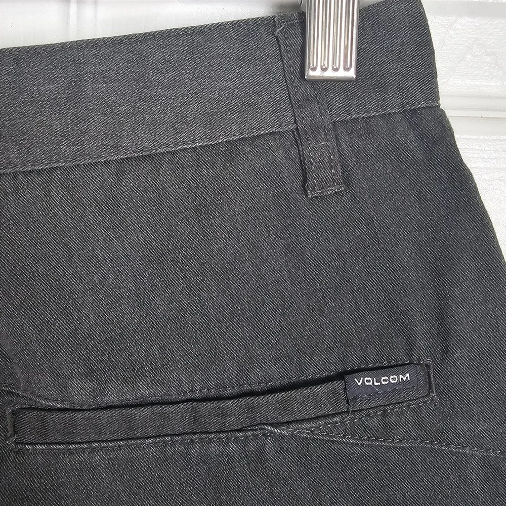 Volcom Mens Modern Fit‎ Chino Shorts Charcoal Gray Heather 29 Walk Outdoor Golf